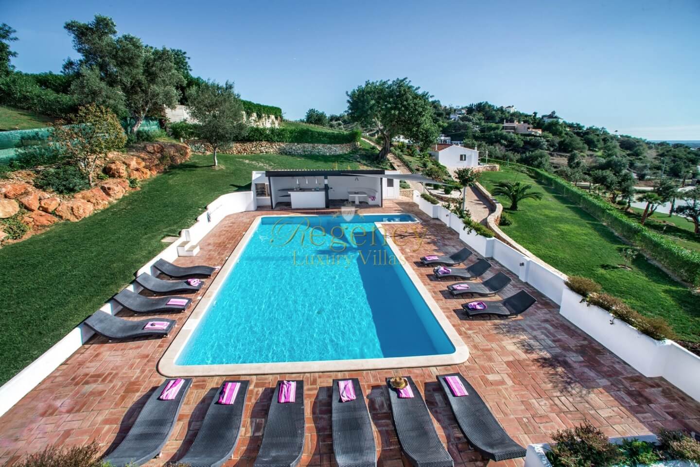 9 Bedroom Villa To Rent Near Almancil Algarve With Volley Ball And Pool Regency Luxury Villas