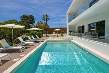 Belle maison de plage avec chambres située près de Quinta do Lago